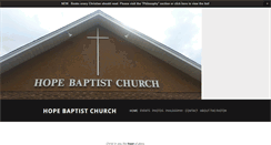 Desktop Screenshot of hopebaptistwheatridge.com