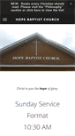 Mobile Screenshot of hopebaptistwheatridge.com