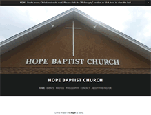 Tablet Screenshot of hopebaptistwheatridge.com